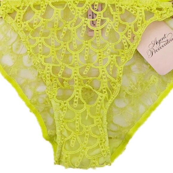 NWT: Agent Provocateur Axis Brief - Yellow Size AP4 - Picture 5 of 10